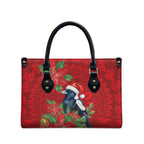 Australian Magpie Leather Bag Aboriginal Inspired Christmas - Aussie Hoodie
