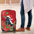 Australian Magpie Luggage Cover Aboriginal Inspired Christmas - Aussie Hoodie