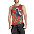 Australian Magpie Men Tank Top Aboriginal Inspired Christmas - Aussie Hoodie