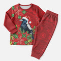 Australian Magpie Christmas Pajama Set Aboriginal Inspired Christmas - Aussie Hoodie