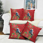 Australian Magpie Pillow Cover Aboriginal Inspired Christmas - Aussie Hoodie