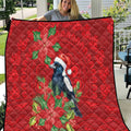Australian Magpie Quilt Aboriginal Inspired Christmas - Aussie Hoodie