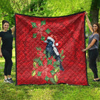 Australian Magpie Quilt Aboriginal Inspired Christmas - Aussie Hoodie