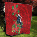 Australian Magpie Quilt Aboriginal Inspired Christmas - Aussie Hoodie