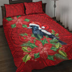 Australian Magpie Quilt Bed Set Aboriginal Inspired Christmas - Aussie Hoodie