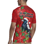 Australian Magpie Rugby Jersey Aboriginal Inspired Christmas - Aussie Hoodie