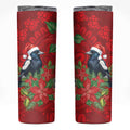 Australian Magpie Skinny Tumbler Aboriginal Inspired Christmas - Aussie Hoodie