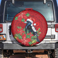 Australian Magpie Spare Tire Cover Aboriginal Inspired Christmas - Aussie Hoodie