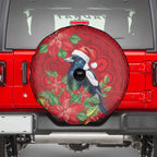 Australian Magpie Spare Tire Cover Aboriginal Inspired Christmas - Aussie Hoodie