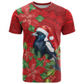 Australian Magpie T Shirt Aboriginal Inspired Christmas - Aussie Hoodie
