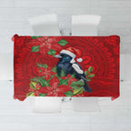 Australian Magpie Tablecloth Aboriginal Inspired Christmas - Aussie Hoodie
