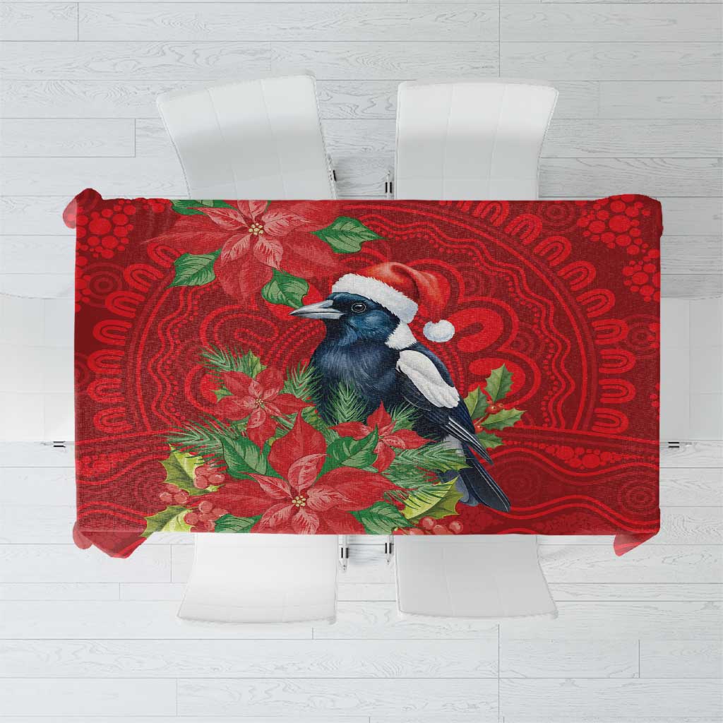 Australian Magpie Tablecloth Aboriginal Inspired Christmas - Aussie Hoodie