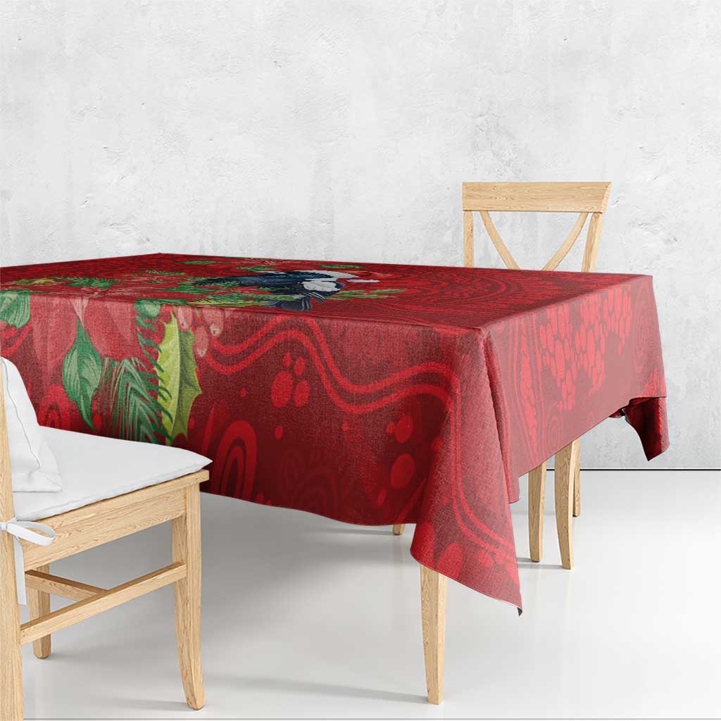 Australian Magpie Tablecloth Aboriginal Inspired Christmas - Aussie Hoodie