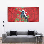 Australian Magpie Tapestry Aboriginal Inspired Christmas - Aussie Hoodie
