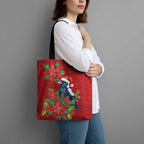 Australian Magpie Tote Bag Aboriginal Inspired Christmas - Aussie Hoodie