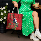 Australian Magpie Tote Bag Aboriginal Inspired Christmas - Aussie Hoodie