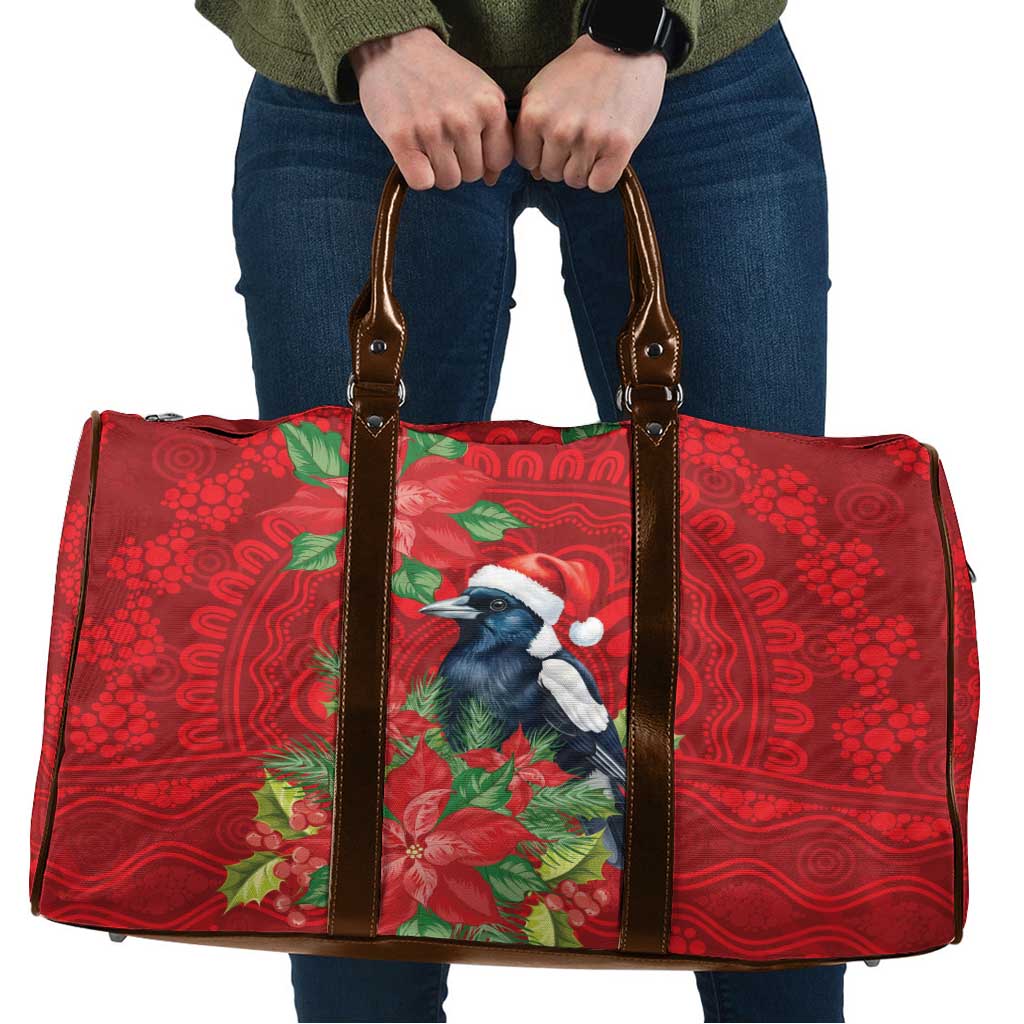 Australian Magpie Travel Bag Aboriginal Inspired Christmas - Aussie Hoodie