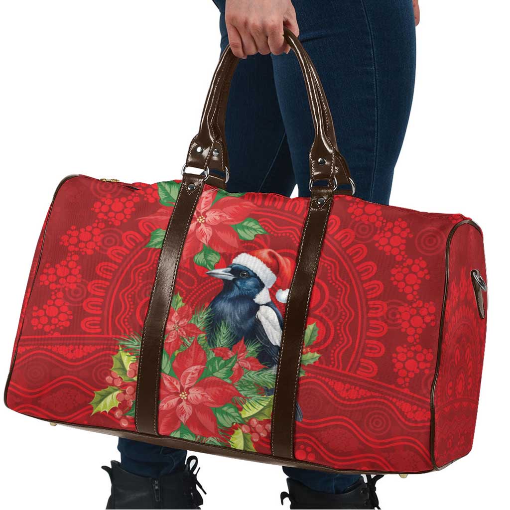 Australian Magpie Travel Bag Aboriginal Inspired Christmas - Aussie Hoodie