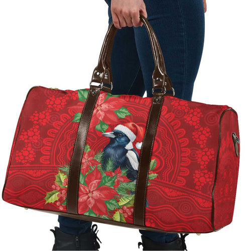 Australian Magpie Travel Bag Aboriginal Inspired Christmas - Aussie Hoodie