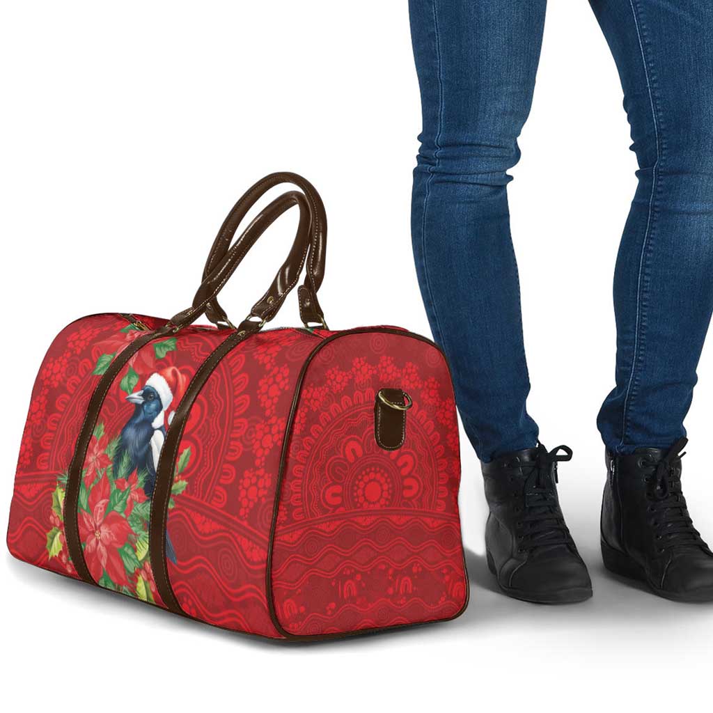 Australian Magpie Travel Bag Aboriginal Inspired Christmas - Aussie Hoodie