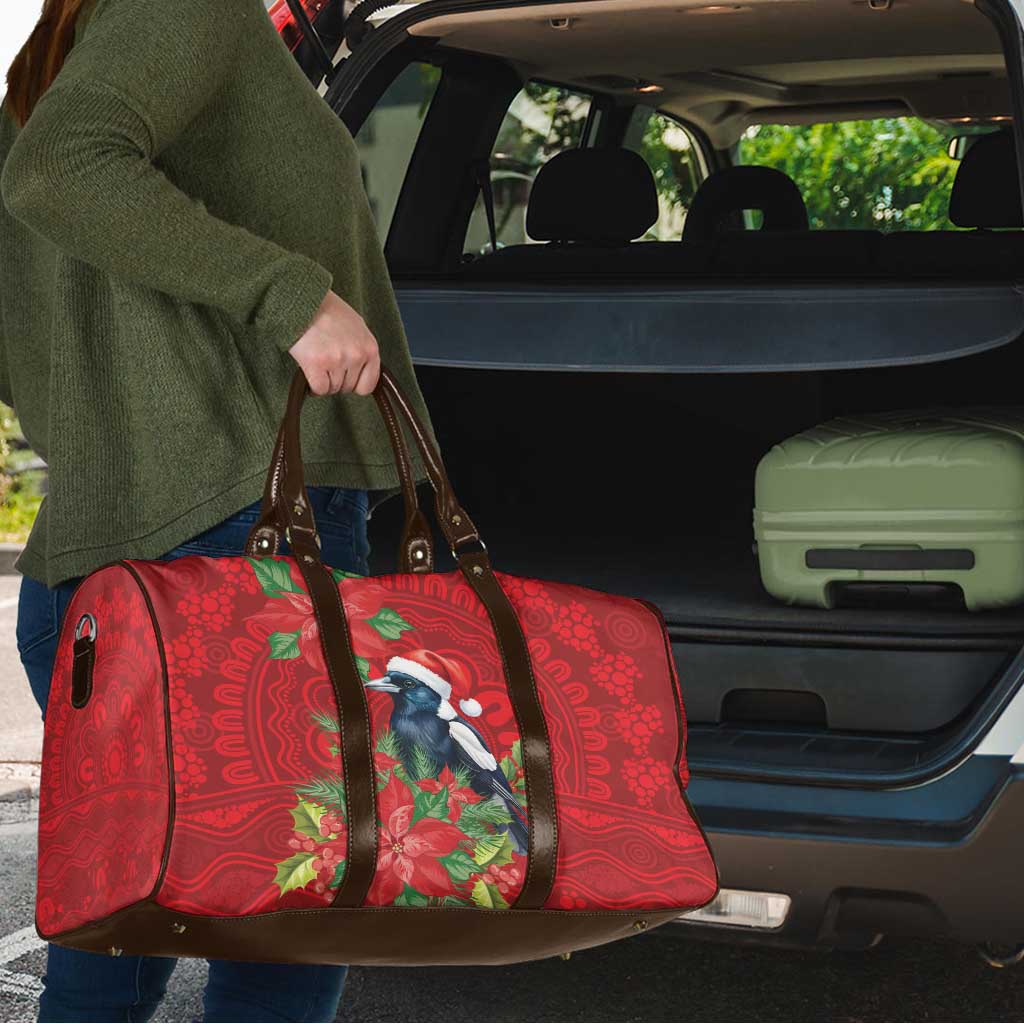 Australian Magpie Travel Bag Aboriginal Inspired Christmas - Aussie Hoodie