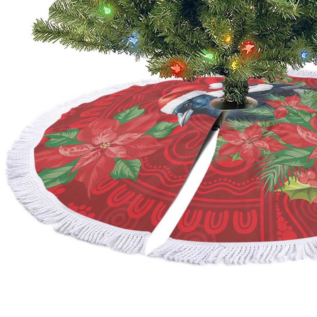 Australian Magpie Tree Skirt Aboriginal Inspired Christmas - Aussie Hoodie