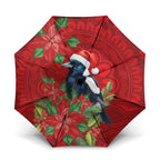 Australian Magpie Umbrella Aboriginal Inspired Christmas - Aussie Hoodie