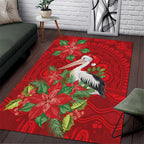 Australian Pelican Area Rug Aboriginal Inspired Christmas - Aussie Hoodie