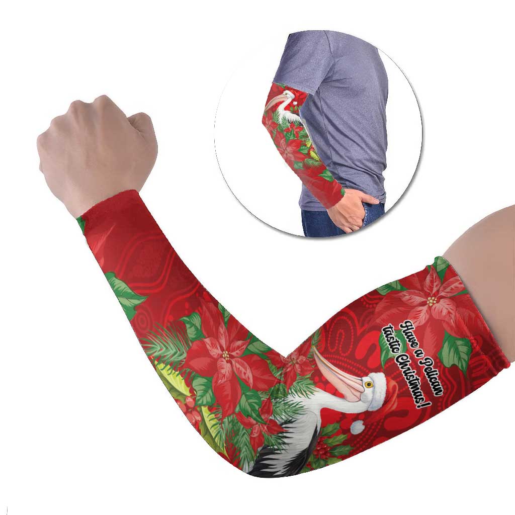 Australian Pelican Arm Sleeves Aboriginal Inspired Christmas - Aussie Hoodie