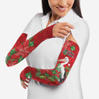 Australian Pelican Arm Sleeves Aboriginal Inspired Christmas - Aussie Hoodie