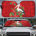 Australian Pelican Auto Sun Shade Aboriginal Inspired Christmas - Aussie Hoodie