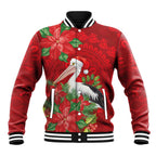 Australian Pelican Baseball Jacket Aboriginal Inspired Christmas - Aussie Hoodie