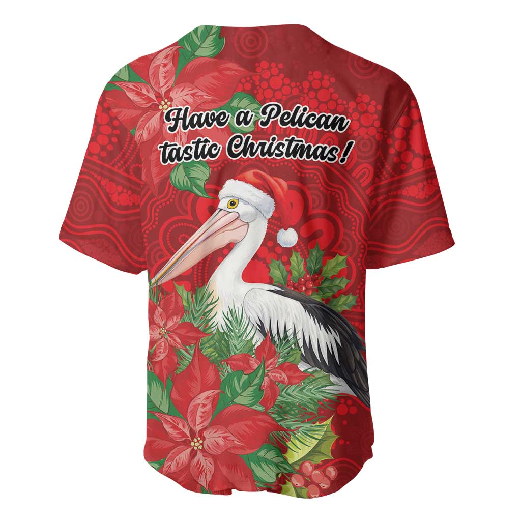 Australian Pelican Baseball Jersey Aboriginal Inspired Christmas - Aussie Hoodie