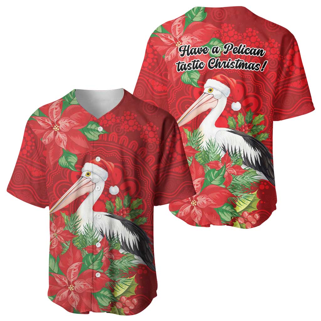 Australian Pelican Baseball Jersey Aboriginal Inspired Christmas - Aussie Hoodie