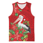 Australian Pelican Basketball Jersey Aboriginal Inspired Christmas - Aussie Hoodie