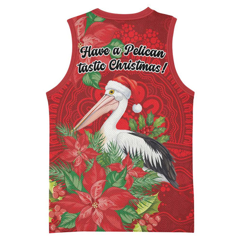 Australian Pelican Basketball Jersey Aboriginal Inspired Christmas - Aussie Hoodie