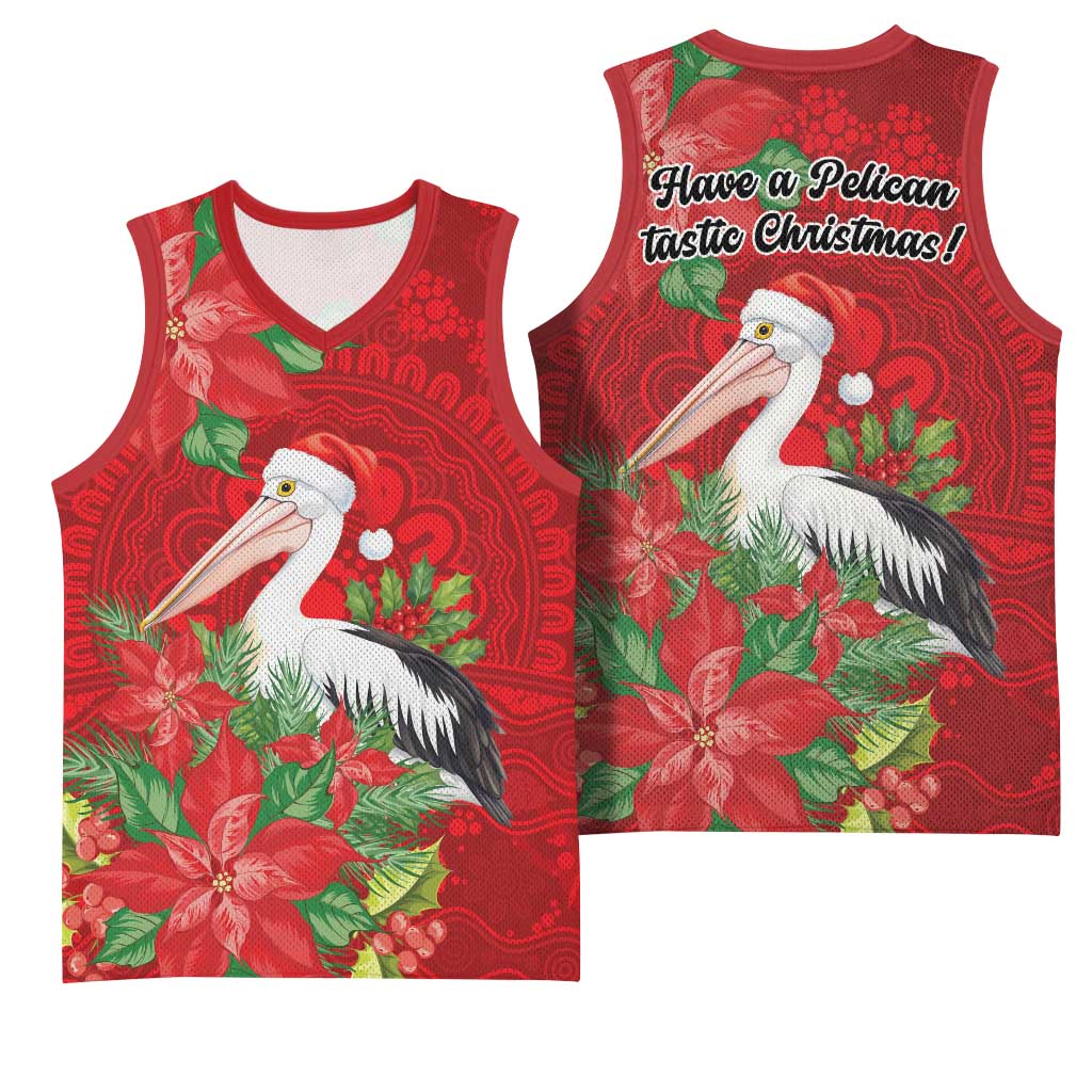 Australian Pelican Basketball Jersey Aboriginal Inspired Christmas - Aussie Hoodie