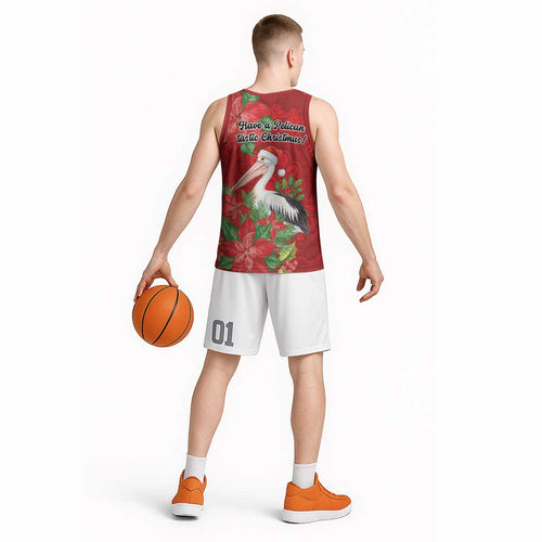 Australian Pelican Basketball Jersey Aboriginal Inspired Christmas - Aussie Hoodie