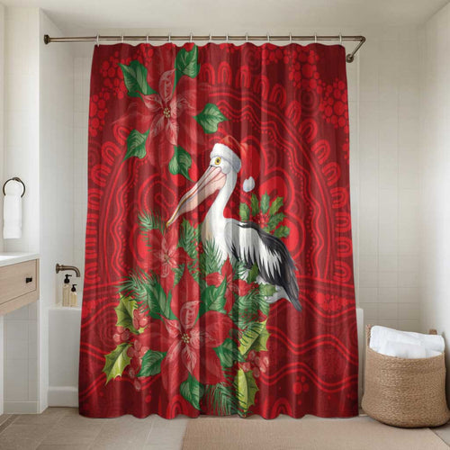 Australian Pelican Bathroom Set Aboriginal Inspired Christmas - Aussie Hoodie