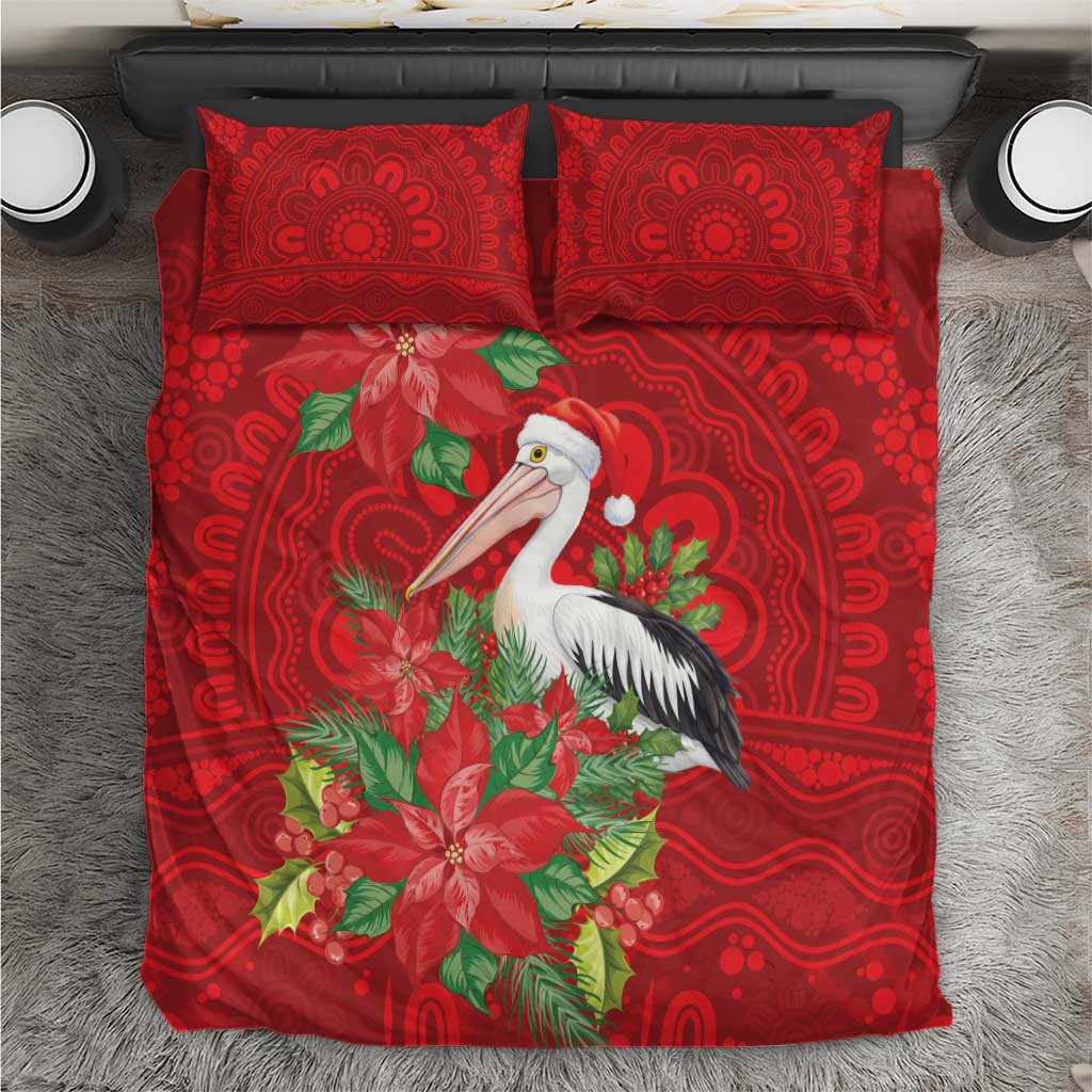 Australian Pelican Bedding Set Aboriginal Inspired Christmas - Aussie Hoodie
