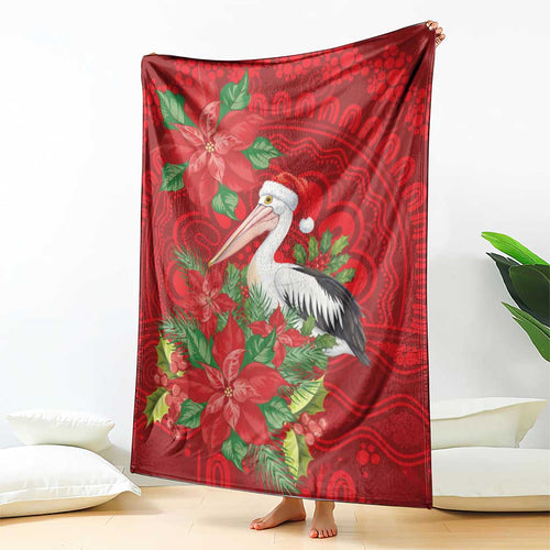 Australian Pelican Blanket Aboriginal Inspired Christmas - Aussie Hoodie