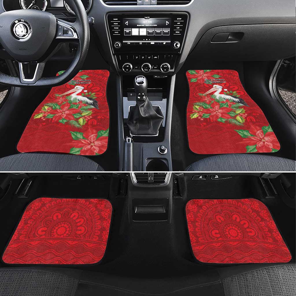 Australian Pelican Car Mats Aboriginal Inspired Christmas - Aussie Hoodie