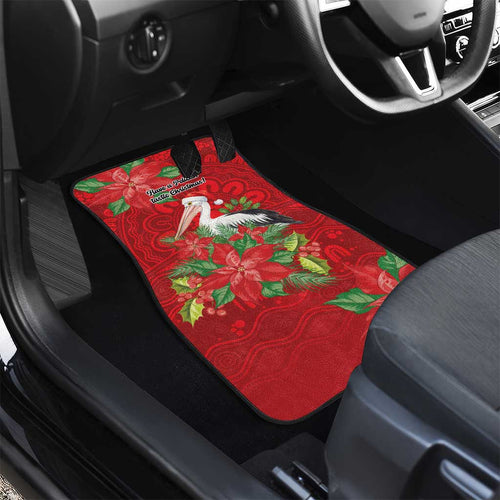 Australian Pelican Car Mats Aboriginal Inspired Christmas - Aussie Hoodie