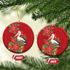 Australian Pelican Ceramic Ornament Aboriginal Inspired Christmas - Aussie Hoodie