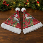 Australian Pelican Christmas Santa Hat Aboriginal Inspired Christmas - Aussie Hoodie