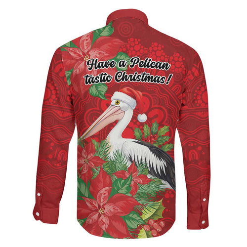 Australian Pelican Family Matching Long Sleeve Bodycon Dress and Hawaiian Shirt Aboriginal Inspired Christmas - Aussie Hoodie