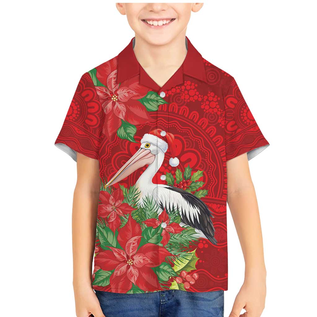 Australian Pelican Family Matching Mermaid Dress and Hawaiian Shirt Aboriginal Inspired Christmas - Aussie Hoodie