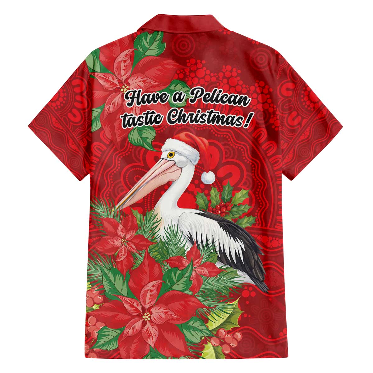 Australian Pelican Family Matching Off The Shoulder Long Sleeve Dress and Hawaiian Shirt Aboriginal Inspired Christmas - Aussie Hoodie