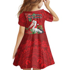 Australian Pelican Family Matching Off Shoulder Short Dress and Hawaiian Shirt Aboriginal Inspired Christmas - Aussie Hoodie