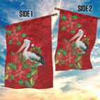 Australian Pelican Garden Flag Aboriginal Inspired Christmas - Aussie Hoodie